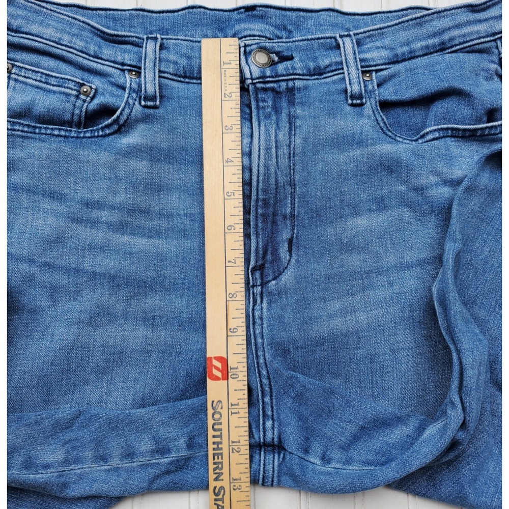 LL Bean Everyday High Rise Mini Boot Jeans 16 Reg Blue Denim 520548 - Picture 3 of 9